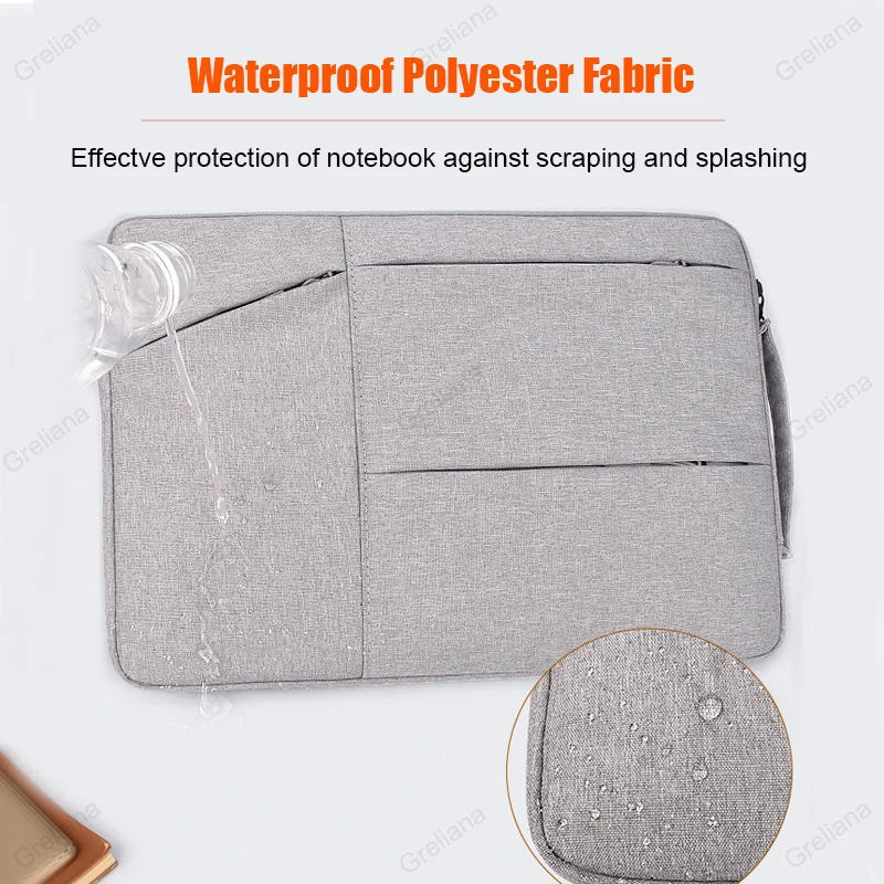 Laptop Bag 13.3 15.6 14 inch Waterproof Notebook Case Sleeve For Macbook Air Pro 13 16 15 Lenovo Computer Handbag Briefcase Bag