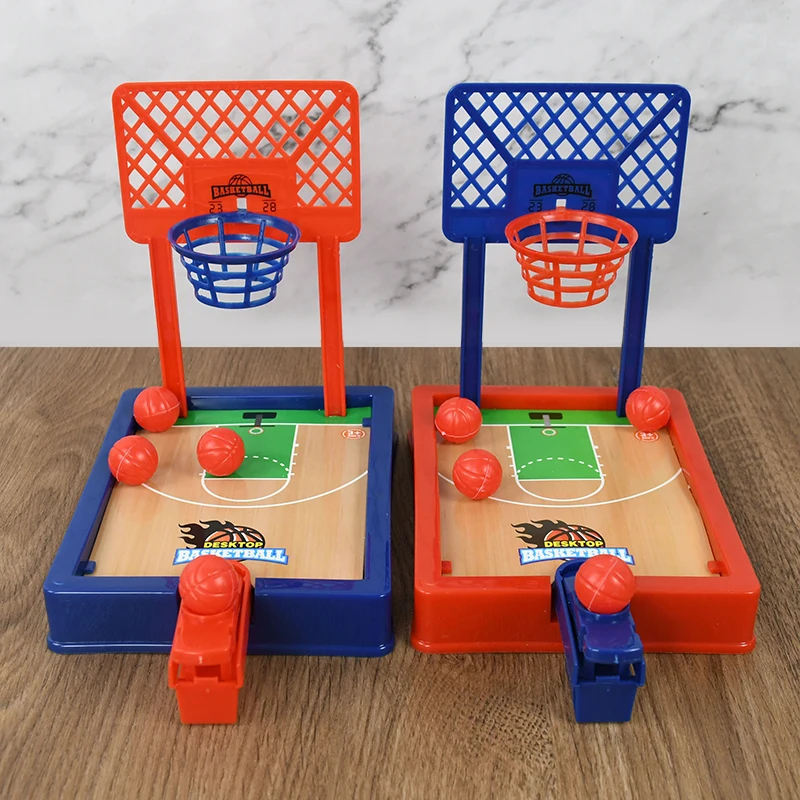 Novelty Mini Desktop Basketball Shooting Indoor Game Toys Kids Finger Shooting Machine Birthday Party Gifts Bags Fillers Rewards