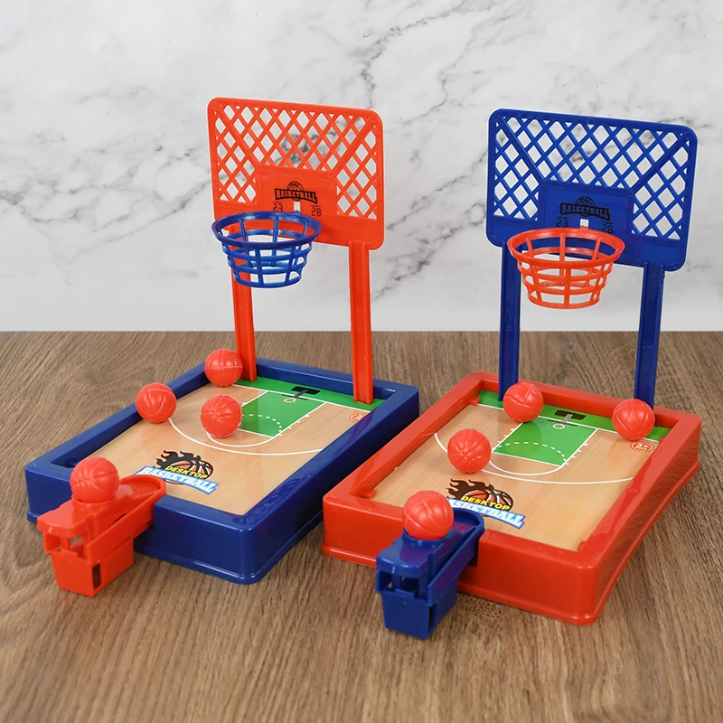 Novelty Mini Desktop Basketball Shooting Indoor Game Toys Kids Finger Shooting Machine Birthday Party Gifts Bags Fillers Rewards