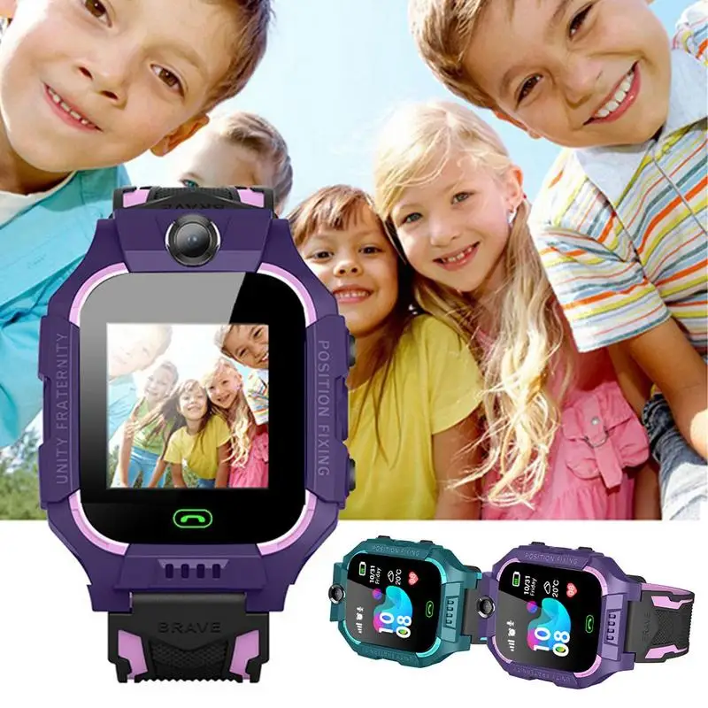 2023 New Smart Kids Watch LBS Tracker Call Message Card Sim Waterproof Smartwatch For Kids S0S Photo Remote ForAndroid IOS