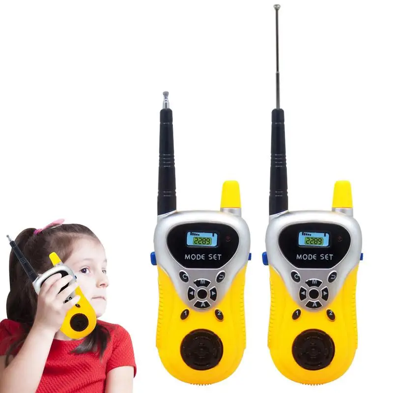 Walkie Talkies For Kids 2pcs Electronic Long Range Walky Talky Phone Radio Interphone Mini Toys Talkie Walkie Boy Girl Gifts